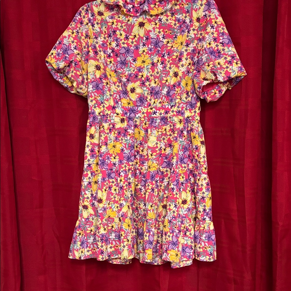 Floral Ruffle Dress - Picture 8 of 10